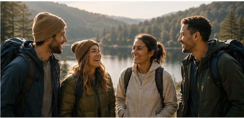 Wellness community outdoors