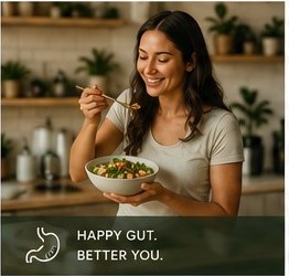 Healthy meal for gut health